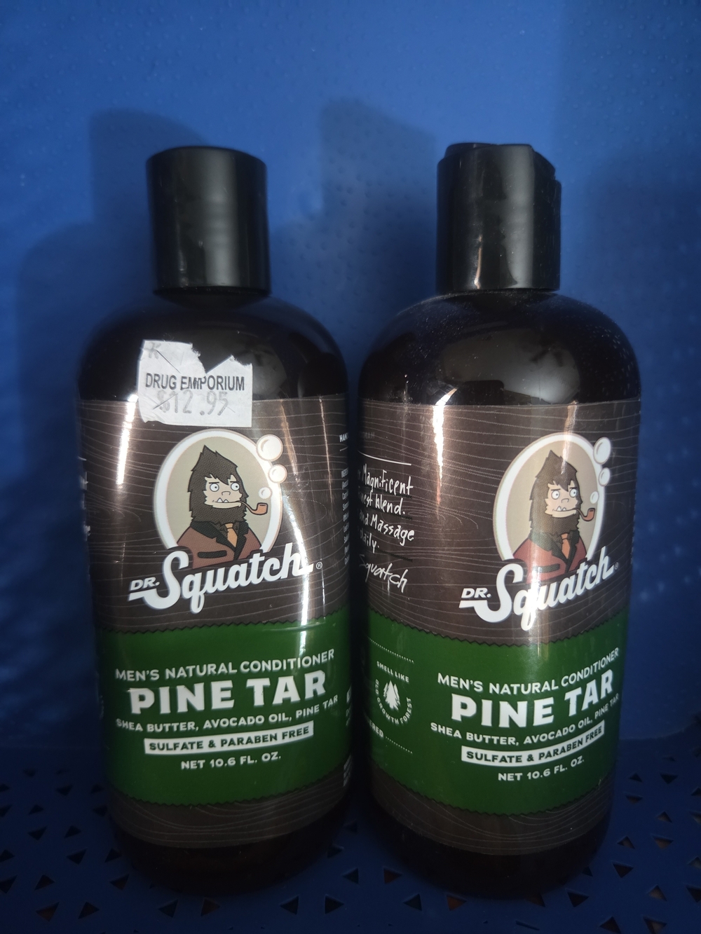 Dr. Squatch Pine Tar Men's Natural Conditioner - 2 Bottles